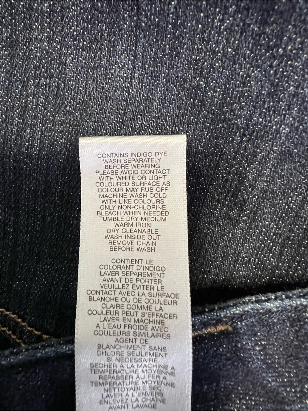 Michael Kors Women’s Bootcut Jeans Size 14 Dark Blue Grommet Back Pocket - Picture 8 of 10